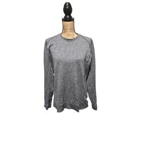 Gray Lululemon long sleeve workout top, size medium